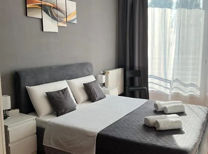 아파트 Vip Mini Resort,private Parking & Balcony 부다페스트